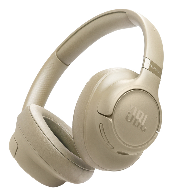 Auriculares inalámbricos - JBL Tune 730BT, 76 h Autonomía, Sonido Pure Bass, Diadema, Bluetooth 6.0, Beige