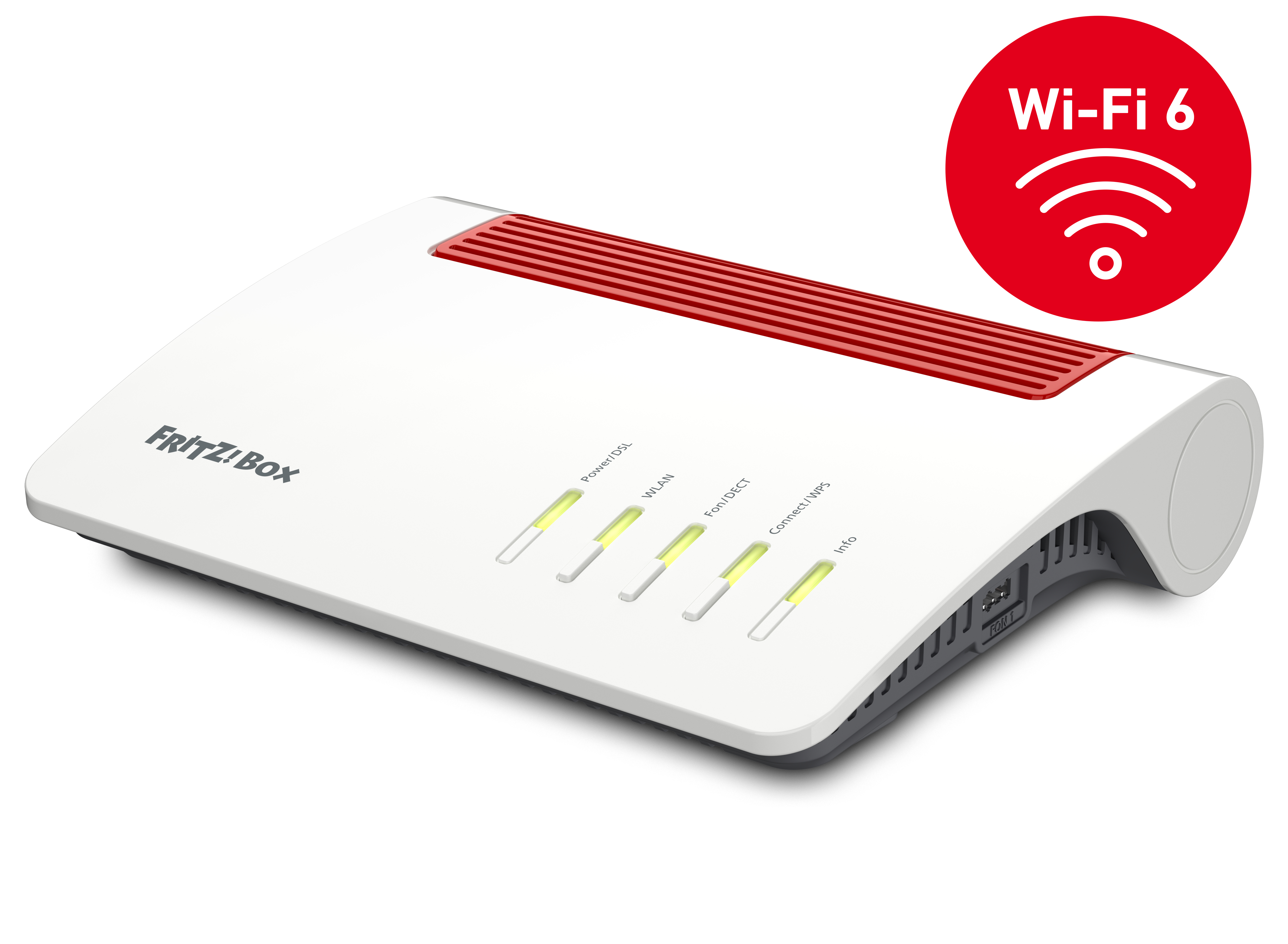 FRITZ! 20002998 FritzBox 7590 AX Router Wi-Fi 6 de Doble 20002998