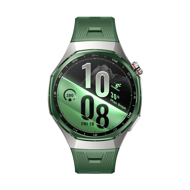 HUAWEI WATCH GT 7 Pro 46mm Verde Fluoroelastomer / Nanocerámica y Aleación de Titanio / Hasta 21 Días de Duración de la Batería / Conexión con Android & iOS