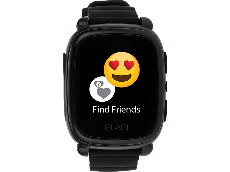 Smartwatch infantil - Elari KidPhone 2G, Talla Infantil, 1.4" Táctil IPS, USB-C, Botón SOS, Función Zonas Seguras, 450 mAh, Negro