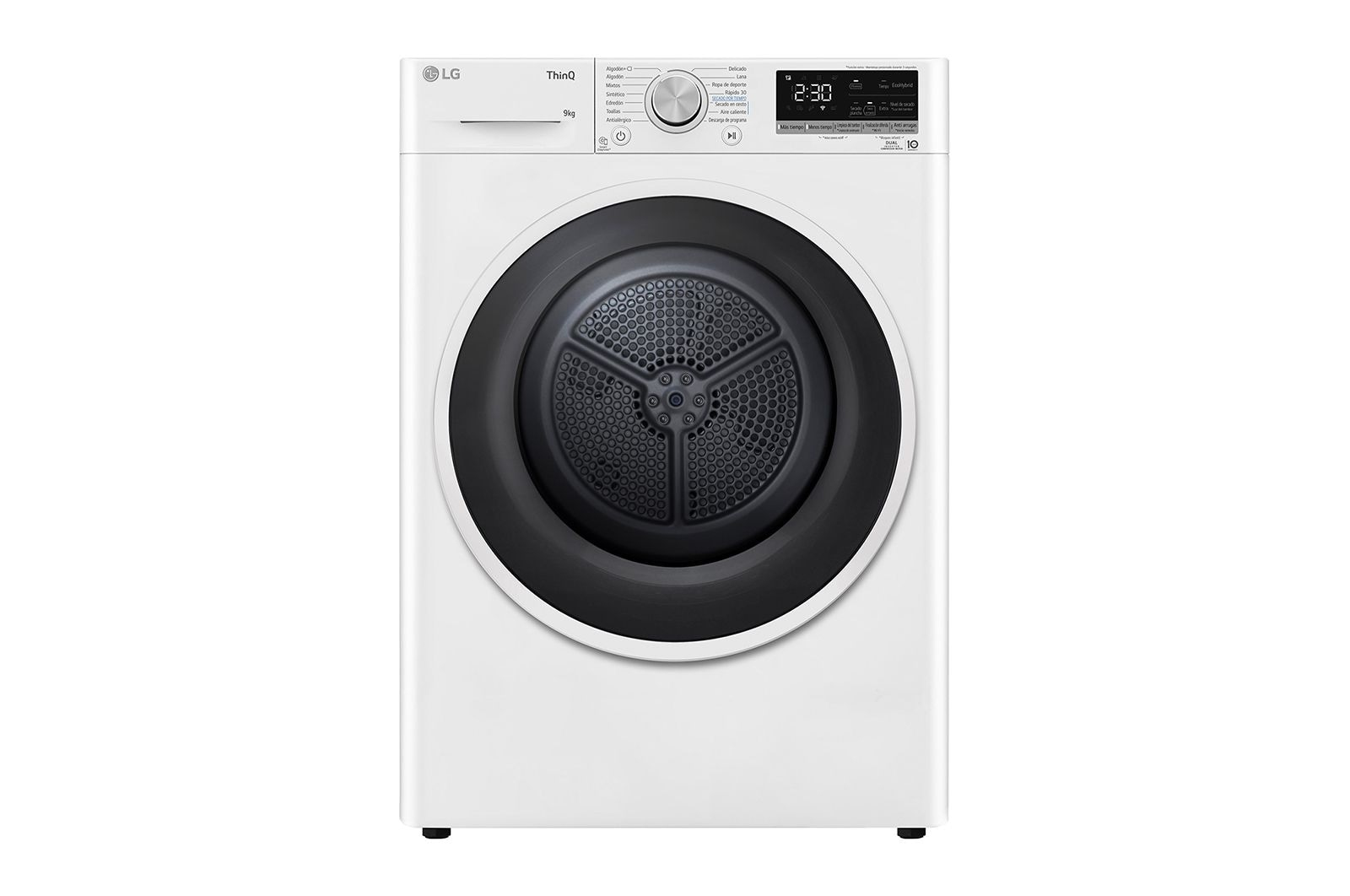 SECADORA CON BOMBA DE CALOR LG RH90V5AV6N 9 KG A BLANCO