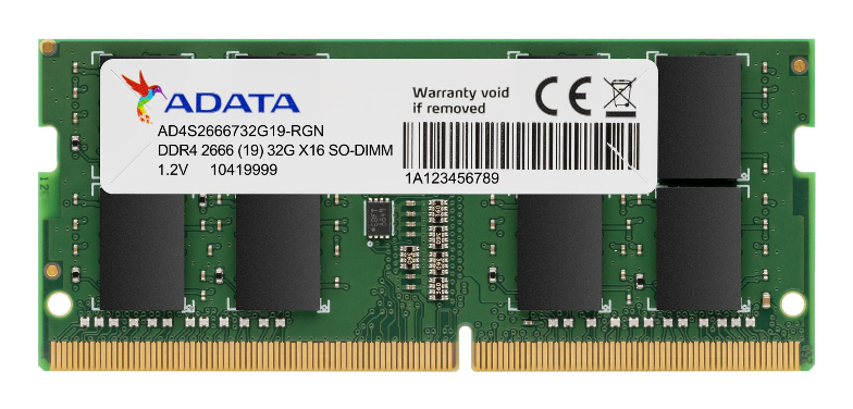 Memoria RAM Portátil DDR4 8GB 2666Mhz CL19 ADATA Premier SODIMM