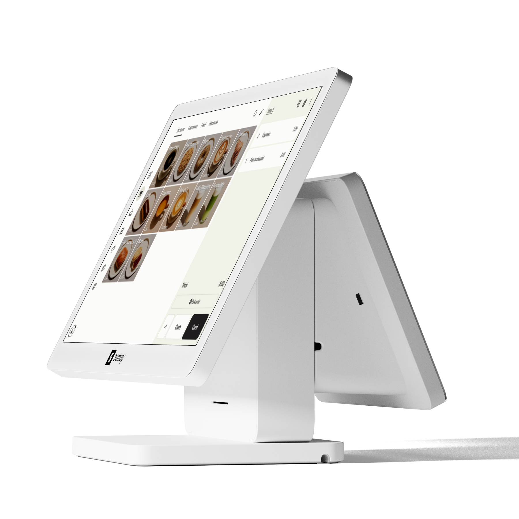 Sistema de caja registradora - SumUp POS-REG-027, Wi-Fi, TPV, Blanco