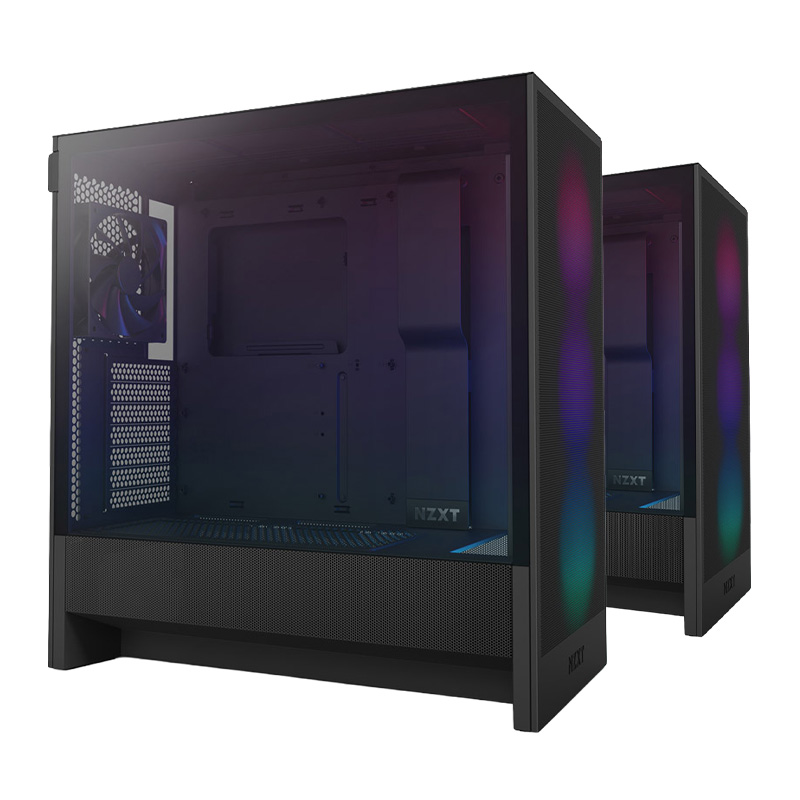 NZXT H5 Flow RGB Negro Duo Pack