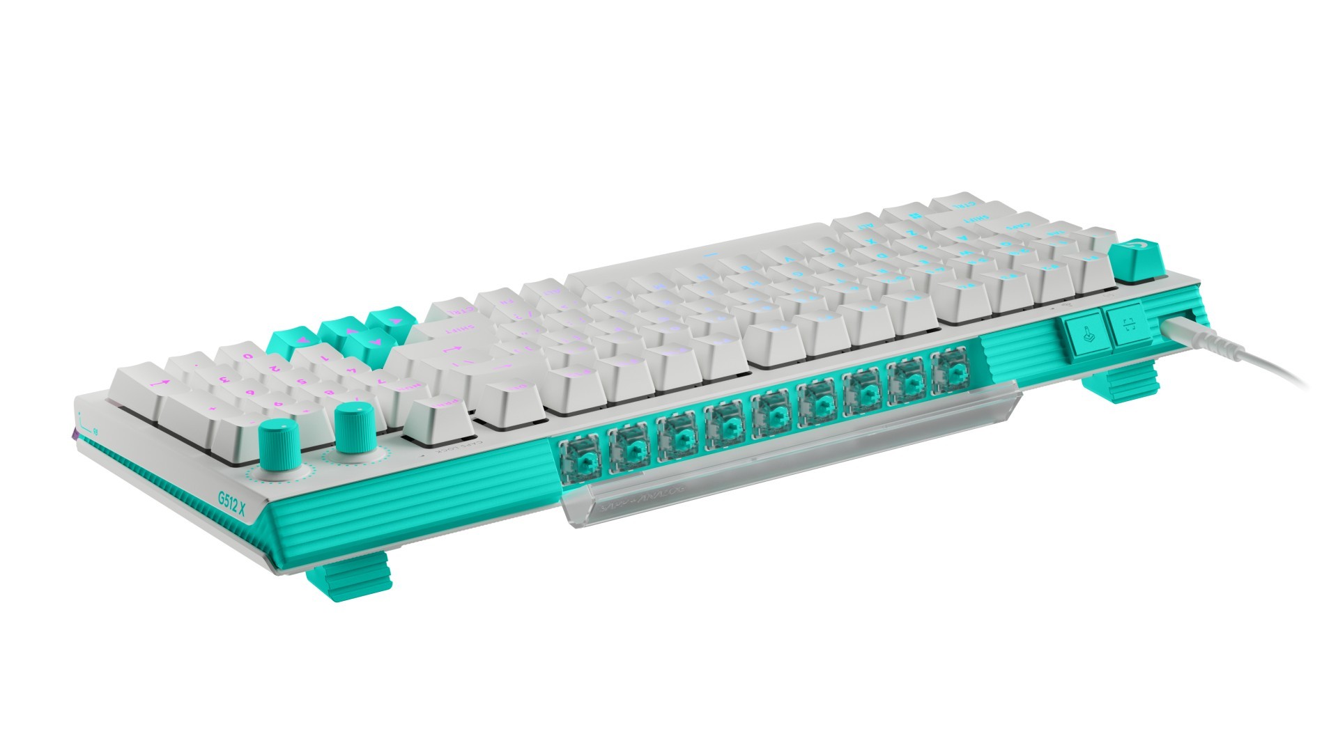 Logitech 920-014003 G512 X 98 - Blanco QWERTY INTL 920-014003