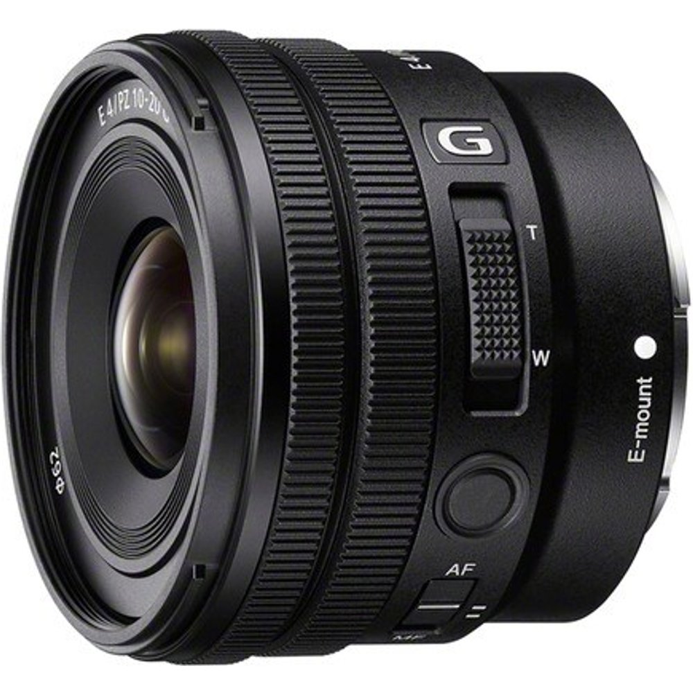 Sony - Objetivo zoom motorizado Sony E PZ 10-20 mm F-4 G para montura tipo E de Sony.