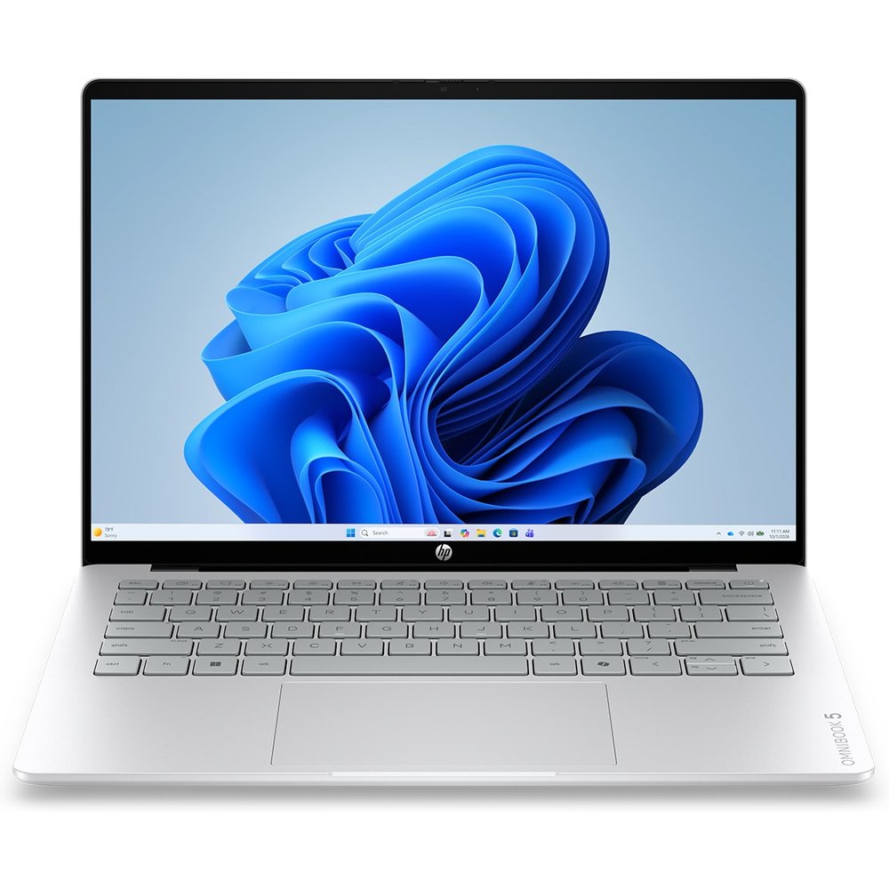 HP - Portátil HP OmniBook 5 14-kf0001nsx, Intel Core 5 315, 12GB LPDDR5X, 512GB SSD, Intel Graphics, 14" OLED, W11.