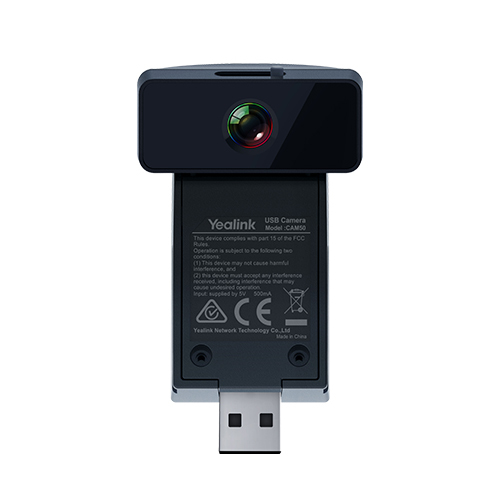 Yealink CAM50 cámara de videoconferencia 2 MP Negro 1280 x 720 CAM50