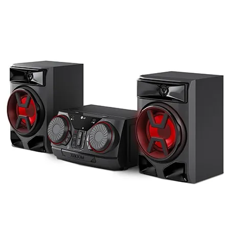 Altavoz gran potencia - LG XBOOM CK43N, 300W, para fiestas, Bluetooth, Negro