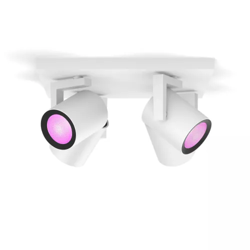 Philips Hue White & Color Ambiance Foco De Cuatro Luces Argenta