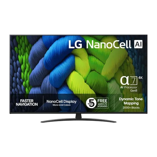Lg 50Nano82a6b Televisor 50" 4K Ultra Hd Smart Tv