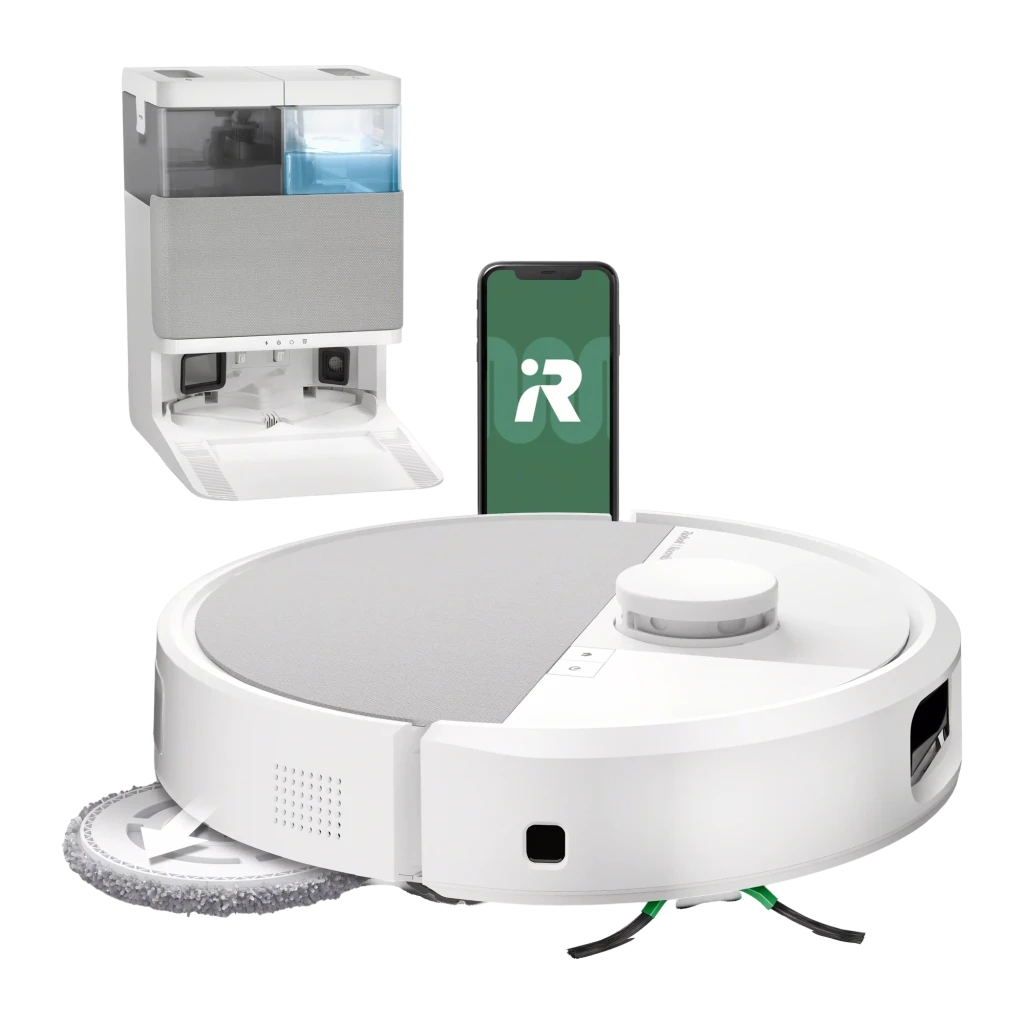 iRobot Roomba Combo Plus 505 LiDAR friegasuelos autovaciado compatible con Alexa y Google Robot aspirador