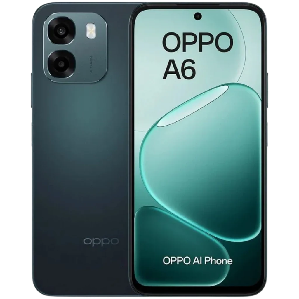 Oppo A6 256GB Sapphire Azul Pantalla AMOLED de 6.75" 6GB de RAM Batería de 7000 mAh