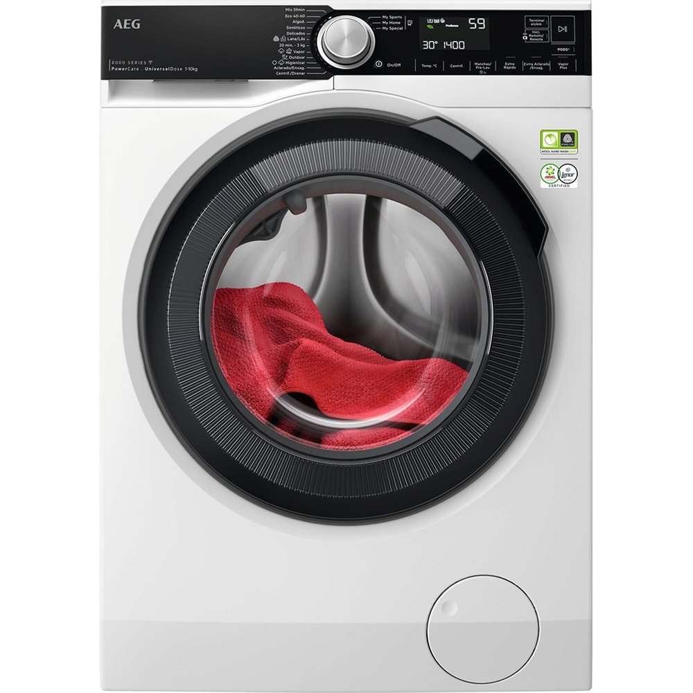 AEG Lavadora de libre instalación Serie 8000 PowerCare UniversalDose de 10.0 kg LFSR8514L6O