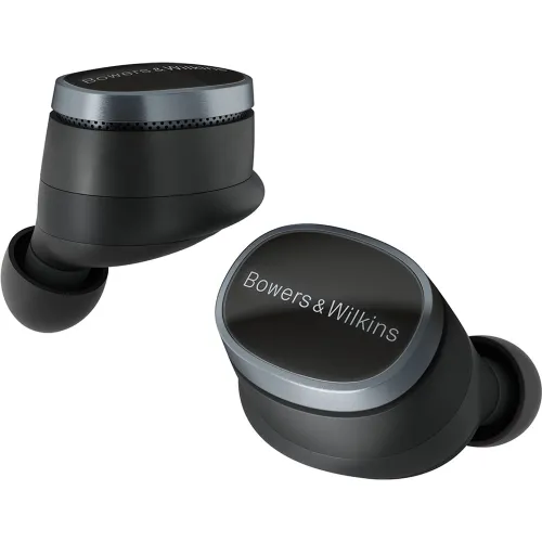 Auriculares True Wireless - Bowers & Wilkins Pi8, 6.5h Autonomía, Cancelación de Ruido Activa, Negro