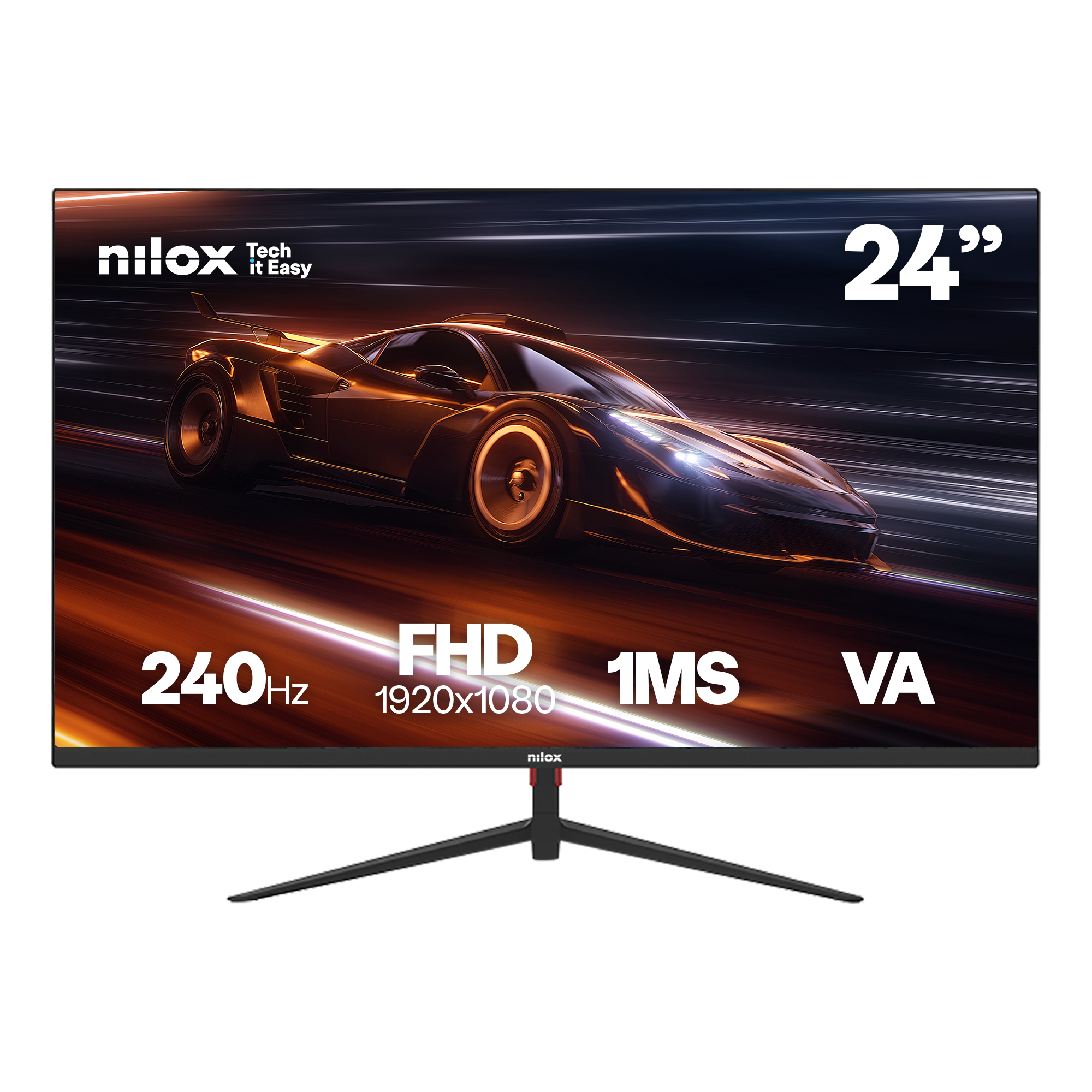 NILOX MONITOR 24 GAMING FHD 240HZ 24" LCD VA Full HD HDMI