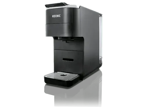 Cafetera de cápsulas - KOENIC KMCM 41925, 20 bar, 1.45 l, 1545W, Compatible Nespresso, Dolce Gusto, Negro
