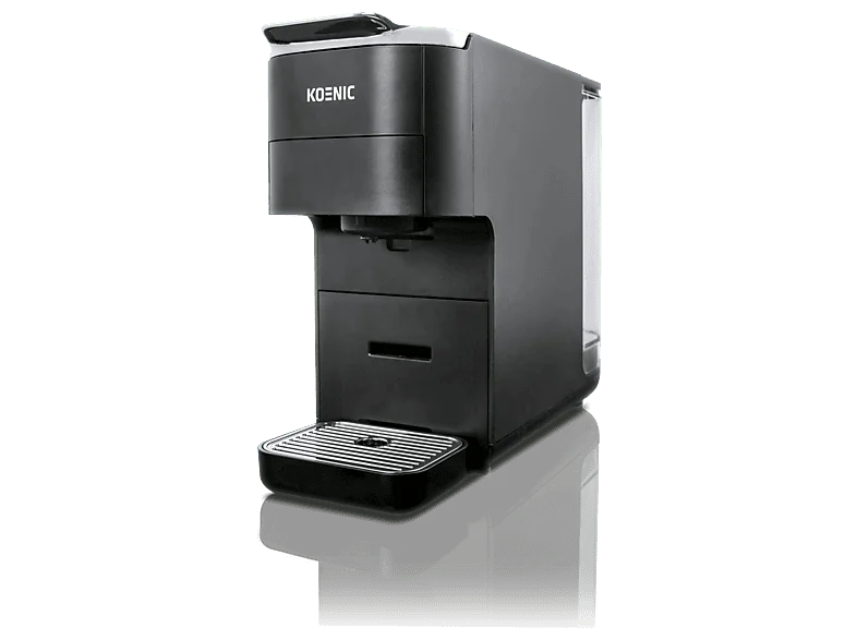 Cafetera de cápsulas - KOENIC KMCM 41925, 20 bar, 1.45 l, 1545W, Compatible Nespresso, Dolce Gusto, Negro