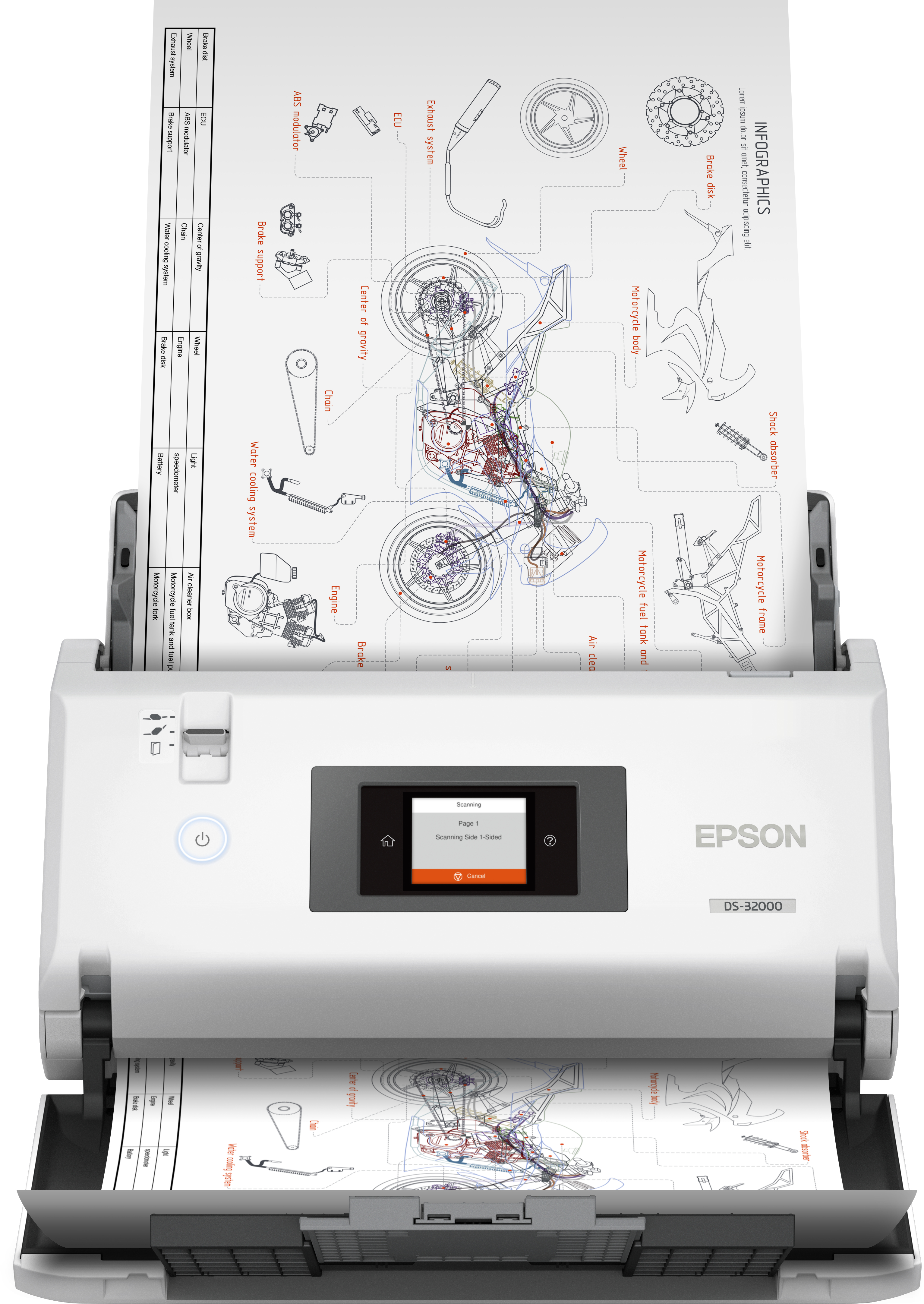 Epson WorkForce DS-32000 escáner ADF 600 x 600 DPI 90ppm B11B255401