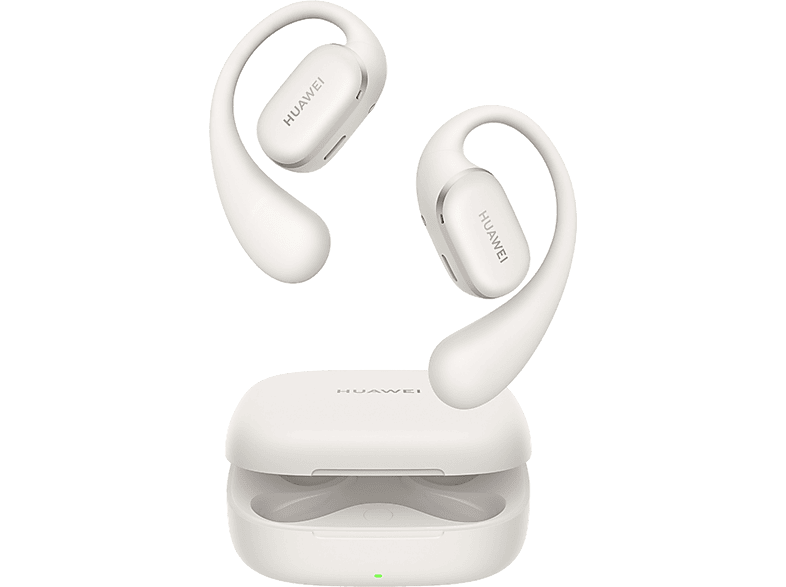 Auriculares conducción de aire - Huawei FreeArc, Supraaurales, Bluetooth, 28h Autonomía, Gris