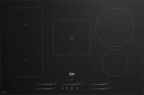 Beko - Placa de inducción Beko con 5 zonas de cocción y 1 zona IndyFlex - HII85770UFT.