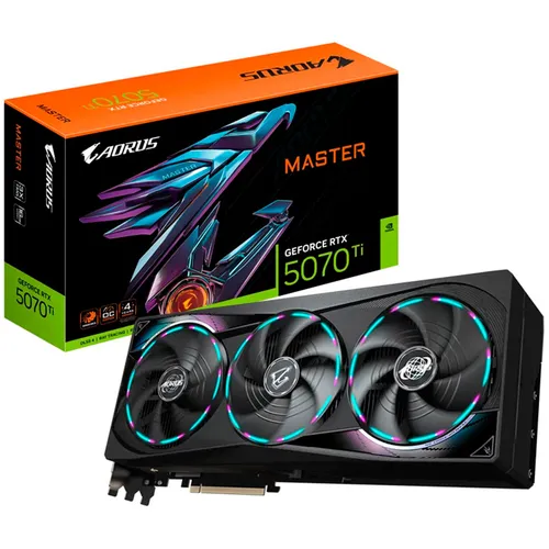 Gigabyte AORUS GeForce RTX 5070 Ti Master 16GB GDDR7 DLSS4