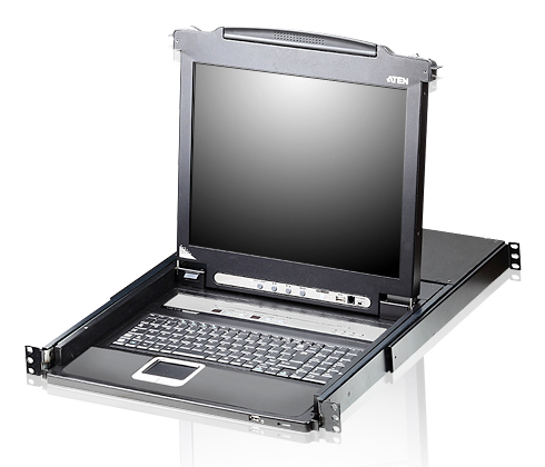 Aten CL5708M-ATA-DNG 8-Port PS/2-USB VGA 17" LCD CL5708M-ATA-DNG