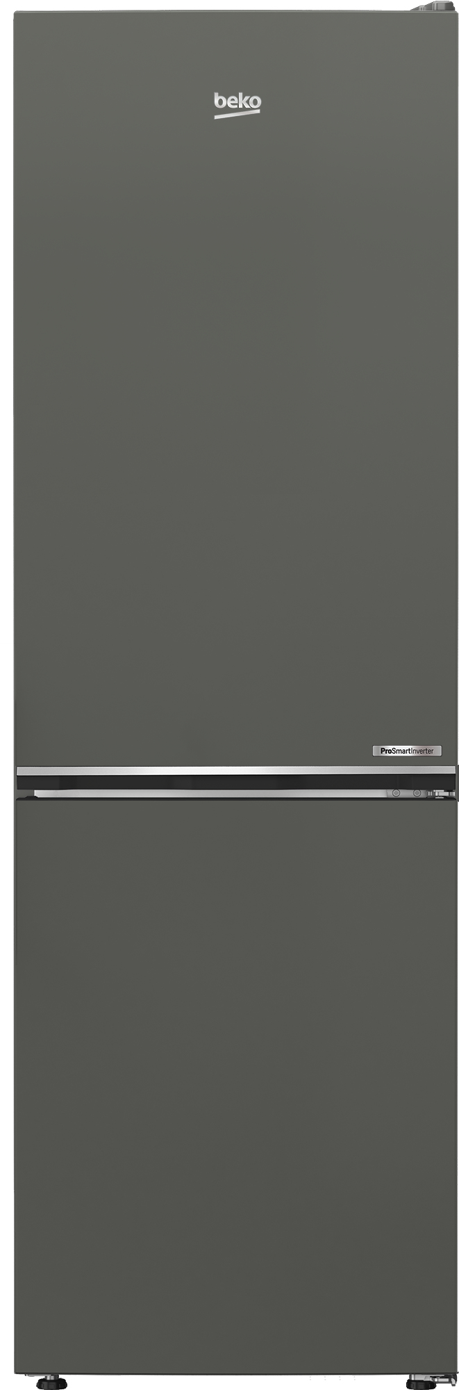 Frigorífico combi - Beko B5RCNE365HG, Neo Frost Dual Cooling, Altura 186.5 cm, 366 l, AeroFlow, Tecnología HarvestFresh, Gris Manhattan