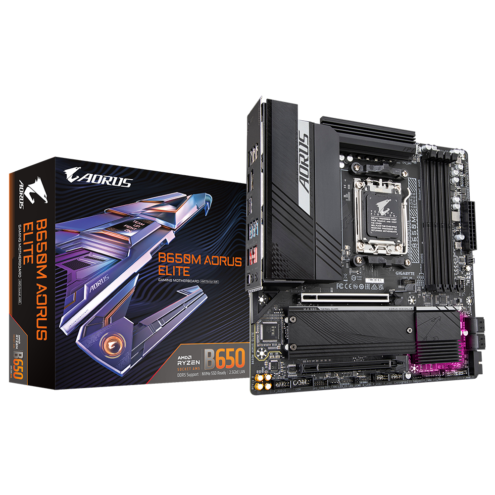 Gigabyte B650M AORUS ELITE 1.0 Socket AM5