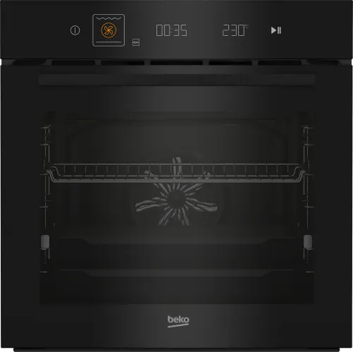 Horno - Beko BCBIM17600KSBMPS, Multifunción, Pirolítico, 72 l, 60cm, AeroPerfect™, HomeWhiz App, Wi-Fi + Bluetooth, Negro
