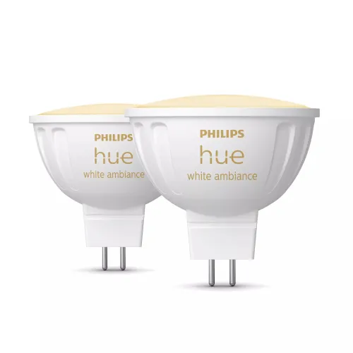 Philips Hue White Ambiance Mr16 - Foco Inteligente - (paquete De 2)