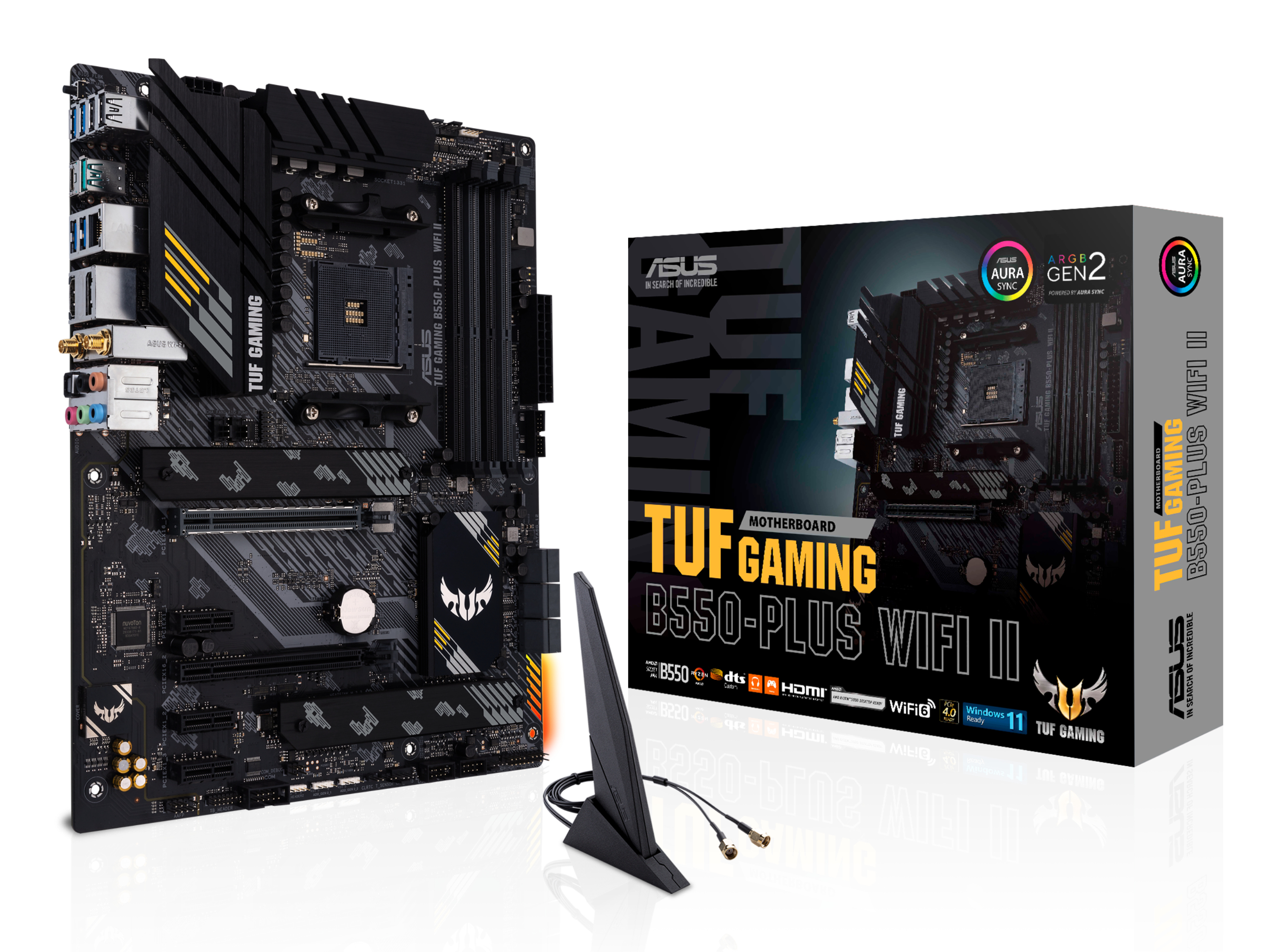ASUS TUF GAMING B550-PLUS WIFI II AMD B550 Zócalo AM4 90MB19U0-M0EAY0