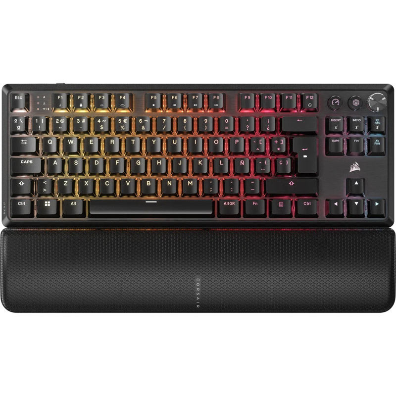 TECLADO CORSAIR K70 CORE TKL WIRELESS RGB MLX RED ESPANOL CH-914901E-ES