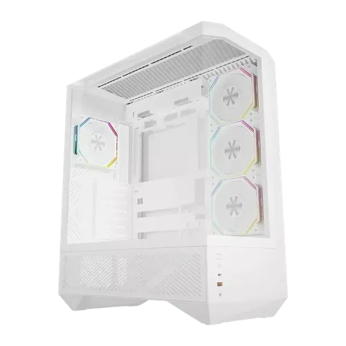 Caja PC Darkflash DY460 3 Paneles Cristal Templado 330° ATX Blanco