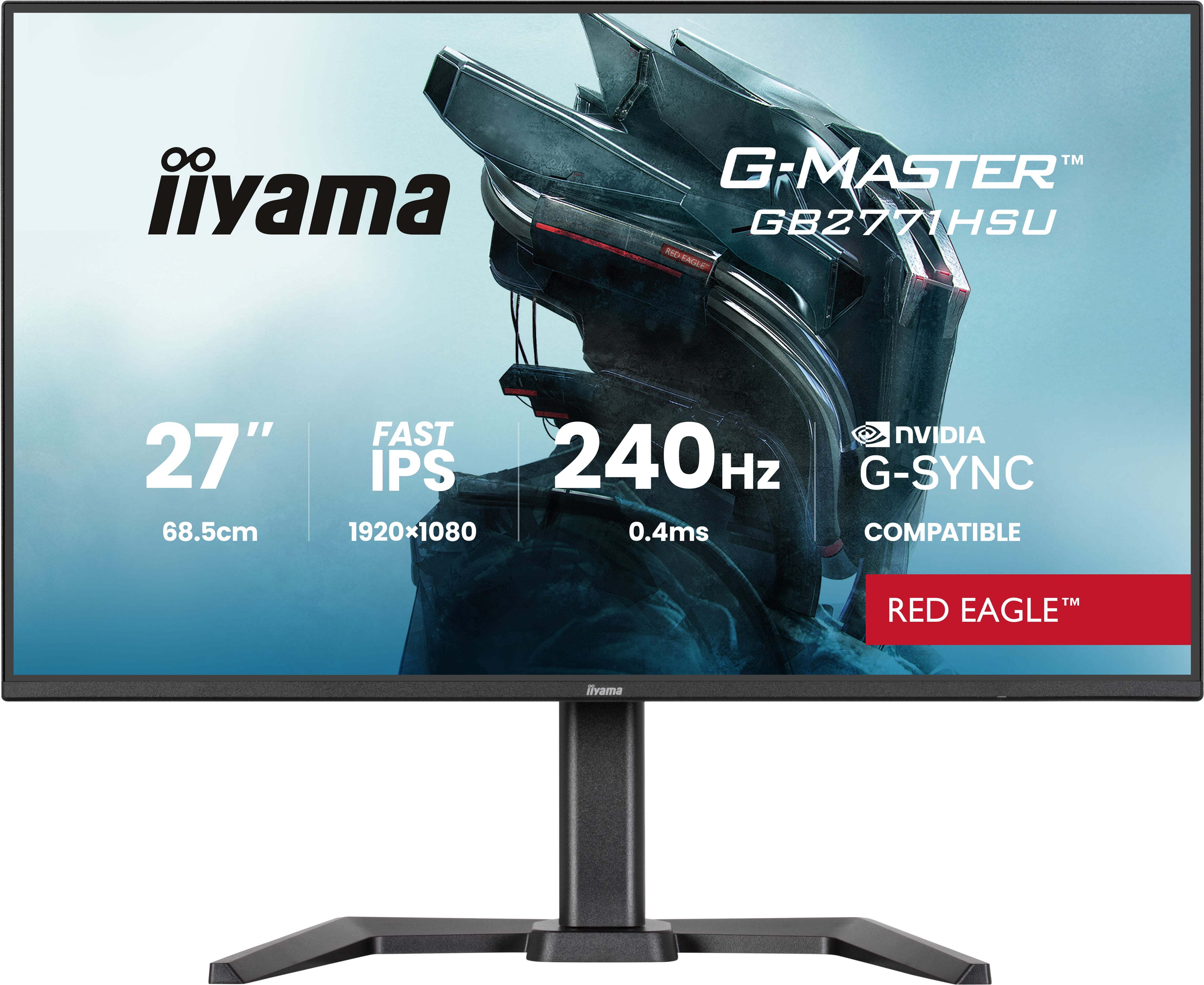 iiyama GB2771HSU-B1 Monitor Gaming G-Master 27" Fast IPS GB2771HSU-B1