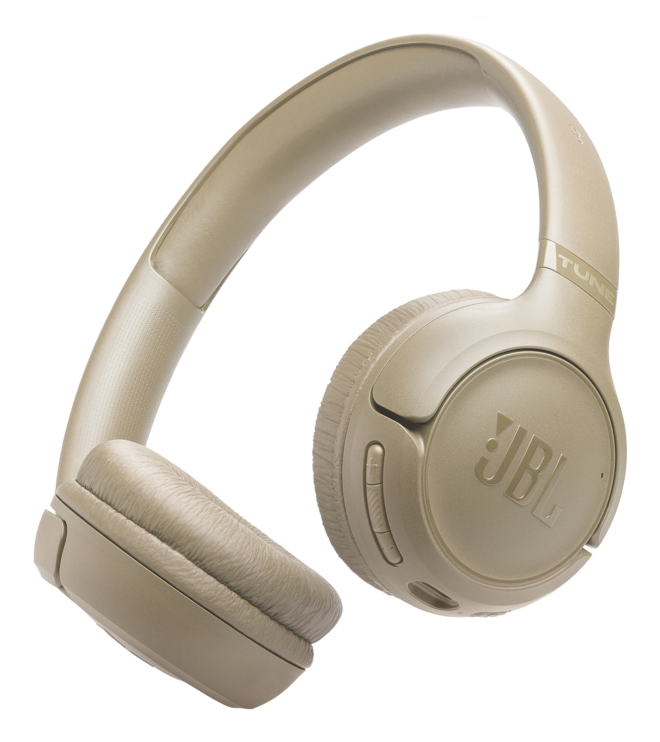 Auriculares inalámbricos - JBL Tune 530BT, Autonomía 76 h, Pure Bass, Plegables, Beige