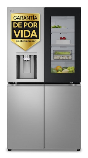 Frigorífico American Combi | LG GMK960PY2E InstaView™, Clasificación E, 646 L, Inox antihuellas - GMK960PY2E