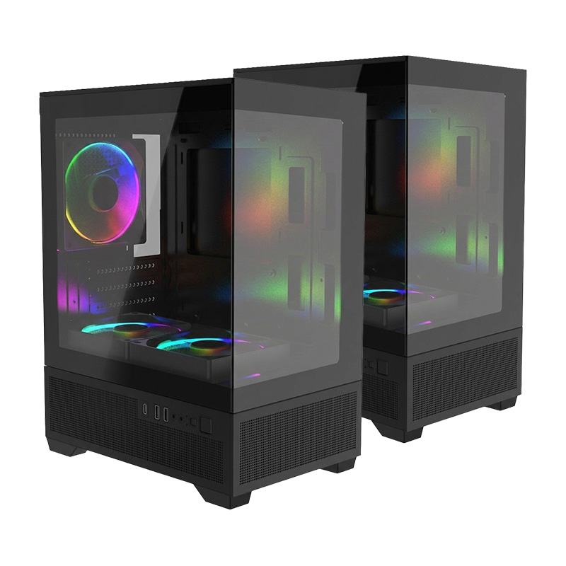 COOLPC Titan Frame ARGB Negro Duo Pack