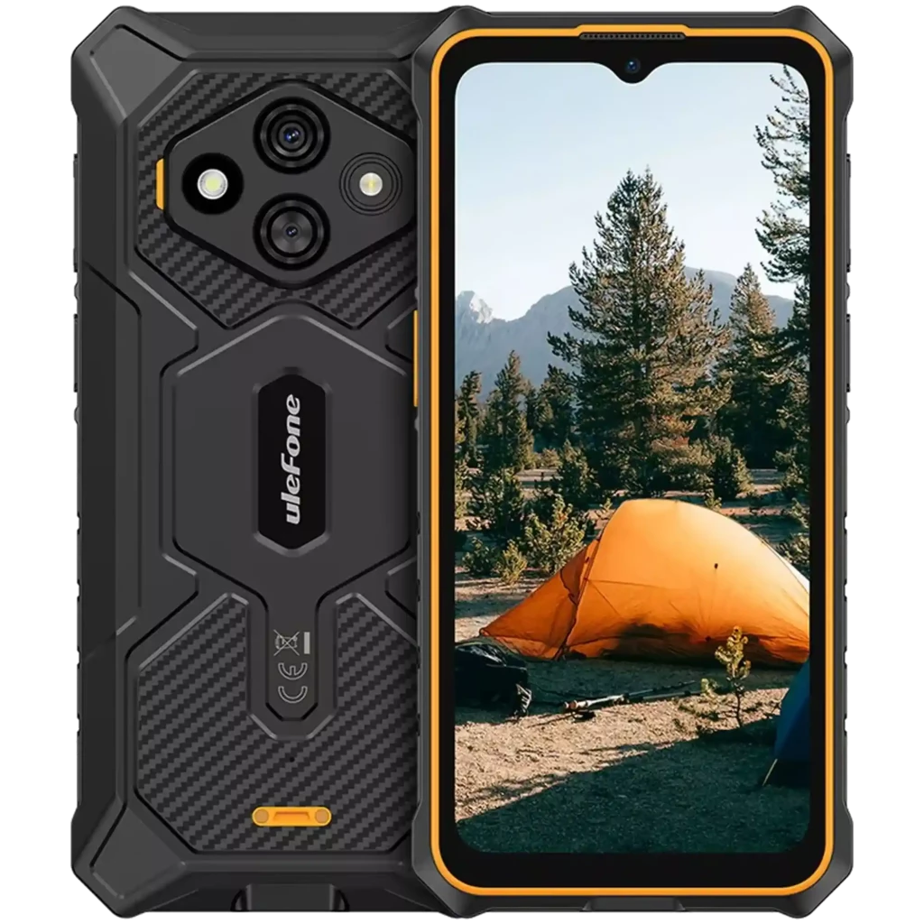 Ulefone RugKing 3 Pro 128GB Naranja Pantalla de 6.72" 8GB de RAM Cámara de 48 Mpx