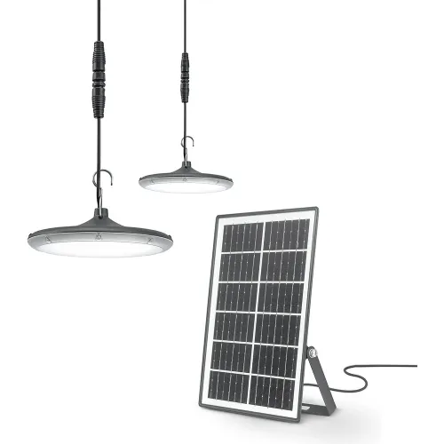 GARZA - Apliques Solares LED Gloria con Mando + Panel solar 4000K 1.000 lm Garza.
