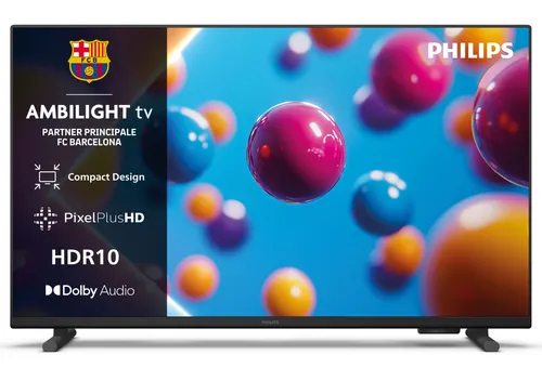 TV LED 32" - Philips 32PFS6950/12, Full-HD, Smart TV, DVB-T2 (H.265), Sistema operativo Titan, HDR10 y HLG, Negro antracita