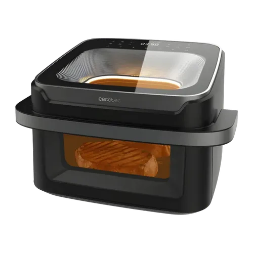 Freidora de aire Cecotec Cecofry Advance 10000 Full Vision 10L 2200W 12 programas Negro