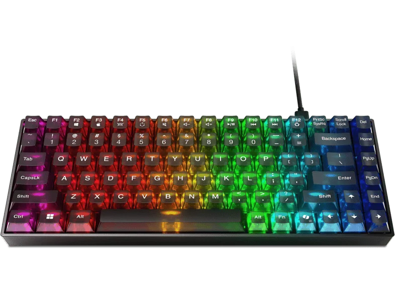 Teclado gaming - Lenovo Legion K510 Mini Pro, Teclas iluminadas, Negro