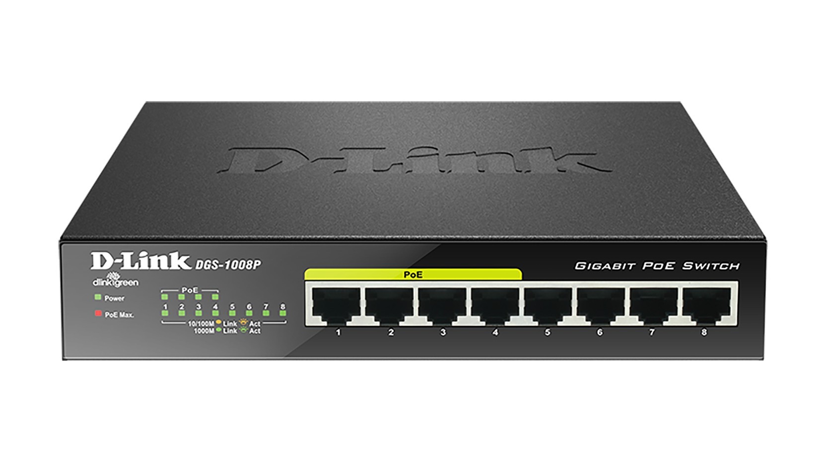 D-Link DGS-1008P switch No administrado Gigabit Ethernet DGS-1008P