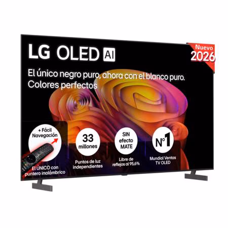 TV OLED 77" - LG OLED77B6ELC, 4K, Procesador Inteligente α8 AI Processor 4K Gen3, Smart TV, DVB-T2 (H.265), Negro