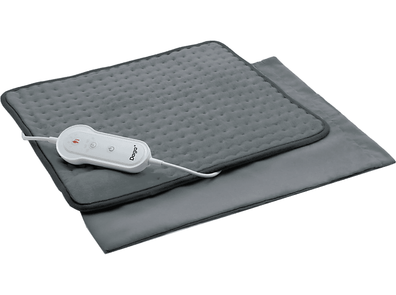 Almohadilla eléctrica - Daga Confort Multi XL, 110 W, 4 Niveles de Temperatura, Multitemporizador, Gris