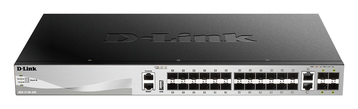 D-Link DGS-3130-30S/E switch Gestionado L3 10G Ethernet DGS-3130-30S/E