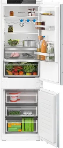 Bosch Serie 4 Frigorífico combi integrable 177.2 x 54.1 cm Puerta deslizante KIN86VSE0
