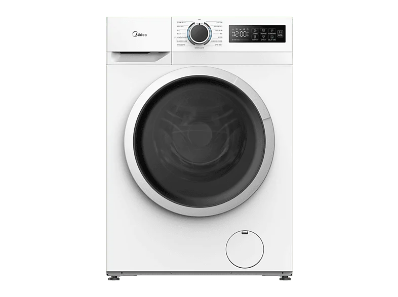 Lavadora carga frontal Midea MF110W100BA10/W-ES, 10 kg, 1400 rpm, blanco