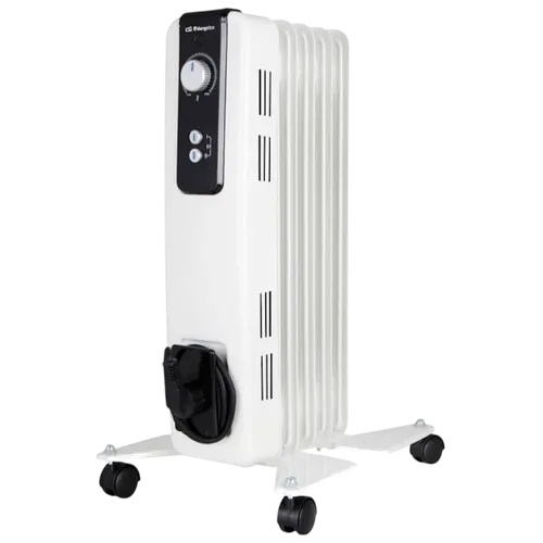 Radiador de aceite eléctrico Orbegozo RH 1000 1000W Blanco